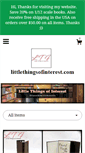 Mobile Screenshot of littlethingsofinterest.com